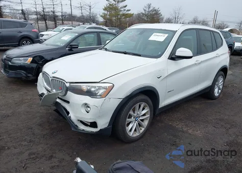 2016 BMW X3 xDrive28I из США, поврежденный, VIN 5UXWX9C50G0D74816